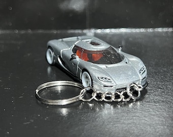 Various Koenigsegg Keychain Diecast Cars 1:64 Scale Key Ring Jesko Gemera Agera R | Mini Gift