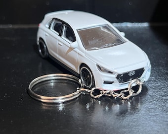 Various Hyundai/Kia Keychain Diecast Car 1:64 Scale Key Ring Stinger EV6 i30 i20 | Mini Gift