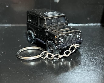 Llavero de Range Rover/Land Rover L316 L315 Defender 90 110, coche de fundición a presión, escala 1:64, todoterreno 4x4, mini regalo.