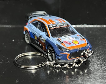 Llavero de varios vehículos Hyundai/Polaris, coche fundido a presión, escala 1:64, 4x4, ATV, SUV, i30, i20/Mini, regalo