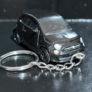 Various Fiat/Lancia Keychain Diecast Cars 1:64 Scale Key Ring 500 131 Delta Integrale Stratos 037 Rally | Mini Gift