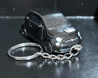 Various Fiat/Lancia Keychain Diecast Cars 1:64 Scale Key Ring 500 131 Delta Integrale Stratos 037 Rally | Mini Gift