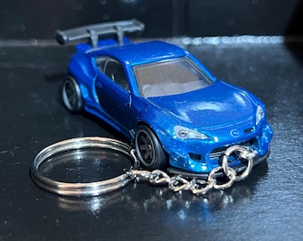 Various Toyota 86 Subaru BRZ Keychain Diecast Car 1:64 Scale Key Ring Scion FRS GT86 GR86 AE86 Sedan Hatchback Coupe WRX STi | Mini Gift