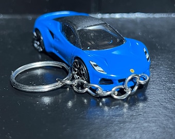 Various Lotus Emira Evora Keychain Diecast Cars 1:64 Scale Key Ring Evija Elise Esprit | Mini Gift