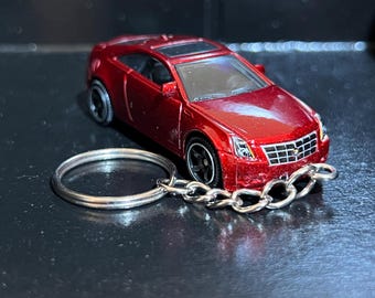 Llavero Cadillac CTS CT5 Escalade de varios modelos de coches fundidos a presión a escala 1:64. Mini llavero/regalo.