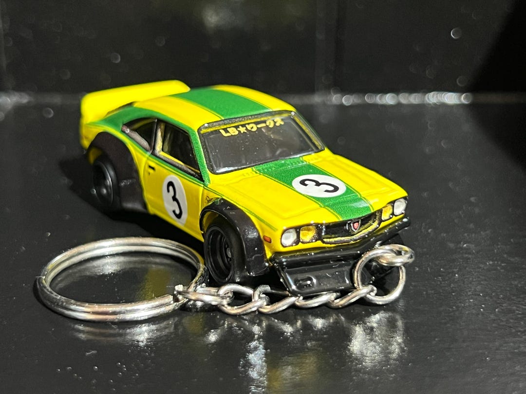 Mazda RX3 808 Savanna LB Liberty Works Coupe Rotary Keychain Diecast ...