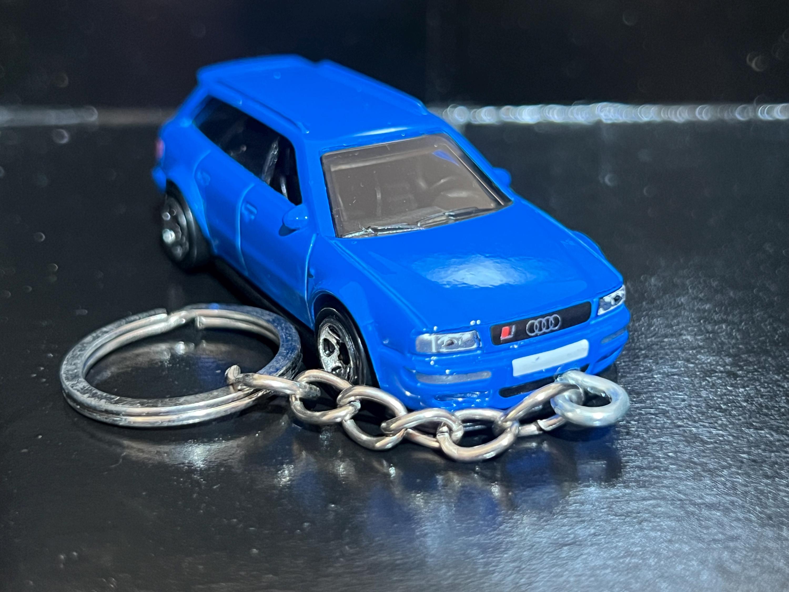 Various Audi Keychain Diecast Car 1:64 Scale Key Ring 4x4 RS5 S4 RS6 ...