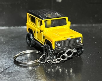 Various Range/Land Rover L316 L315 Defender 90 110 Keychain Diecast Car 1:64 Scale Key Ring 4x4 Off-Road SUV 4x4 | Mini Gift