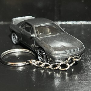 Various Nissan Skyline R32 GTR Keychain Diecast Car 1:64 Scale Key Ring Celfiro Super Silhouette Godzilla | Mini Gift
