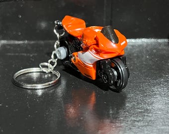 Verschiedene Motorrad Schlüsselanhänger Diecast Bike 1:64 Scale Keyring BMW KTM Ducati Harley Davidson 1199 | Mini Geschenk