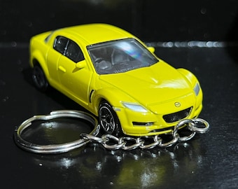Various Mazda RX8 787B Coupe Rotary Keychain Diecast Car 1:64 Scale Key Ring 6 Sedan 2 RB13 RB20 rx7 3 FC FD SA Fb | Mini Gift
