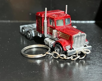 Llavero de varios camiones Kenworth T600 W900, coche fundido a presión, escala 1:64, llavero/mini regalo