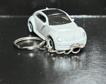 Various VW Volkswagen Beetle Keychain Diecast Cars 1:64 Scale Key Ring Buggy | Mini Gift