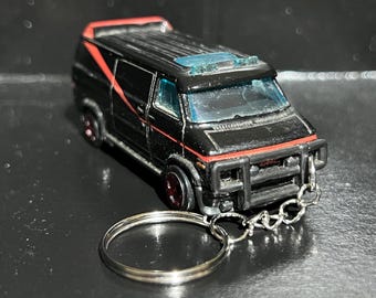 Various Chevrolet Chevelle/Stingray Keychain Diecast Cars 1:64 Scale Key Ring GMC A-Team Mr T | Mini Gift