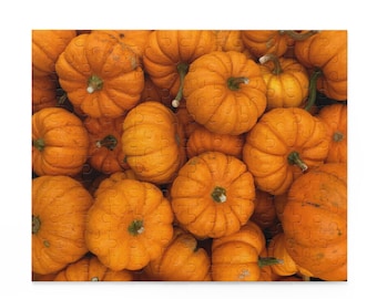Quebra-cabeça, Abóboras laranja, Jogo de quebra-cabeça de outono, Atividade de Halloween, Presente de temporada de colheita, Decoração de casa de Ação de Graças
