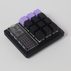 12-Key Custom Mechanical Macropad – Hot-Swappable, QMK & Via Programmable