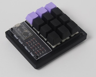 12-Key Custom Mechanical Macropad – Hot-Swappable, QMK & Via Programmable