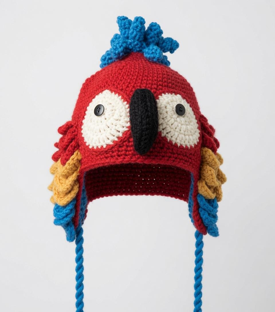Parrot Ear Flap Hat