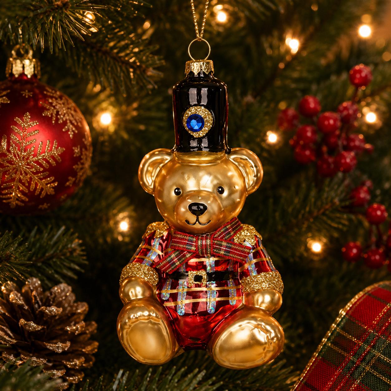 Teddy Bear Christmas Tree Ornaments - Etsy