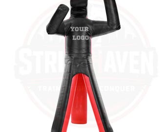 Muñeco de boxeo de tres patas Strikehaven con base de trípode ultraestable / Muñeco de entrenamiento de MMA