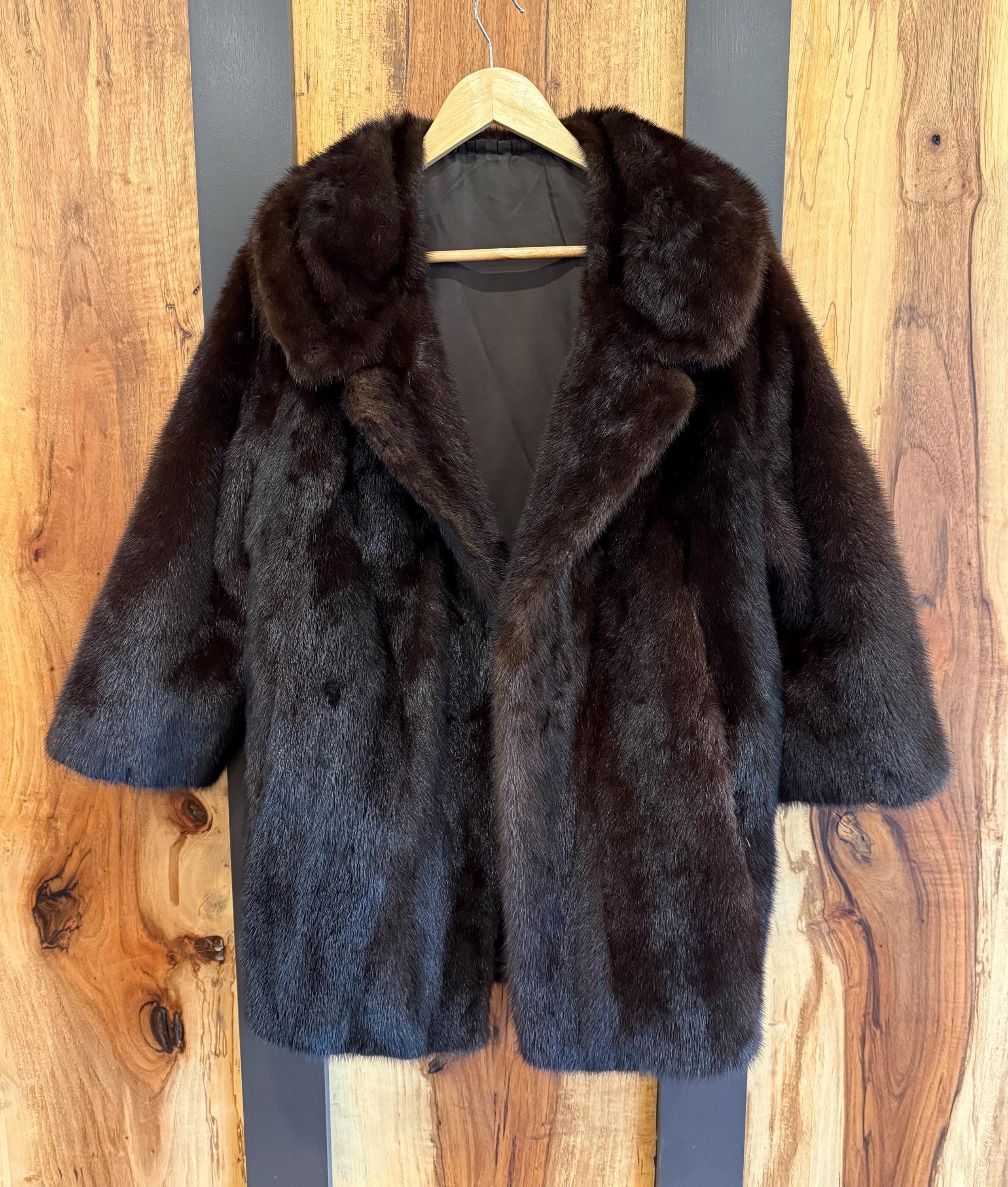 Manteau Fourrure Visone Gabriel Pisani Taille 42 Marron Clair - Neuf Sans étiquette