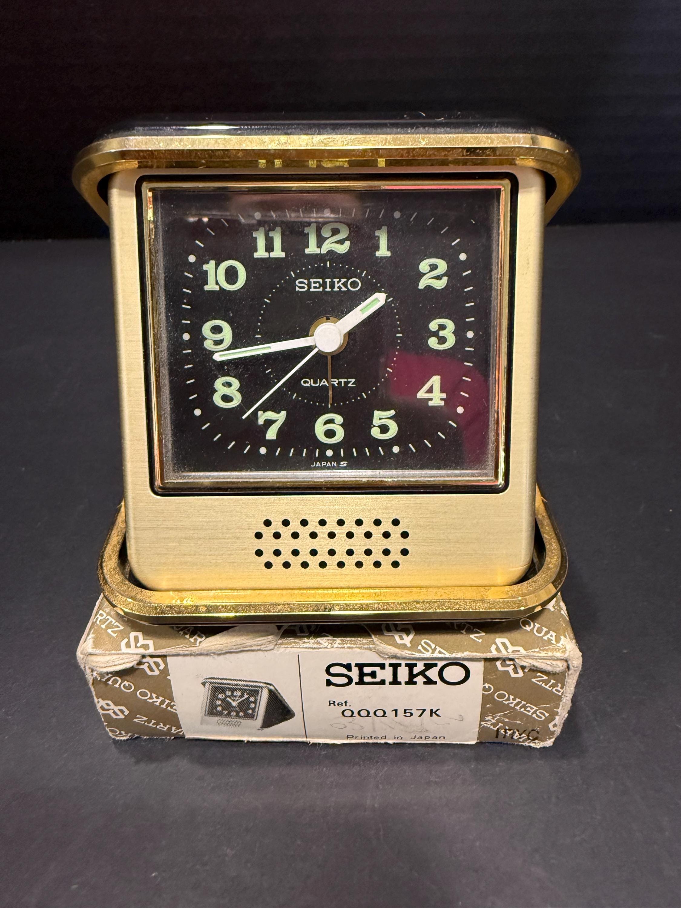 Seiko Vintage Alarm Clock - Etsy