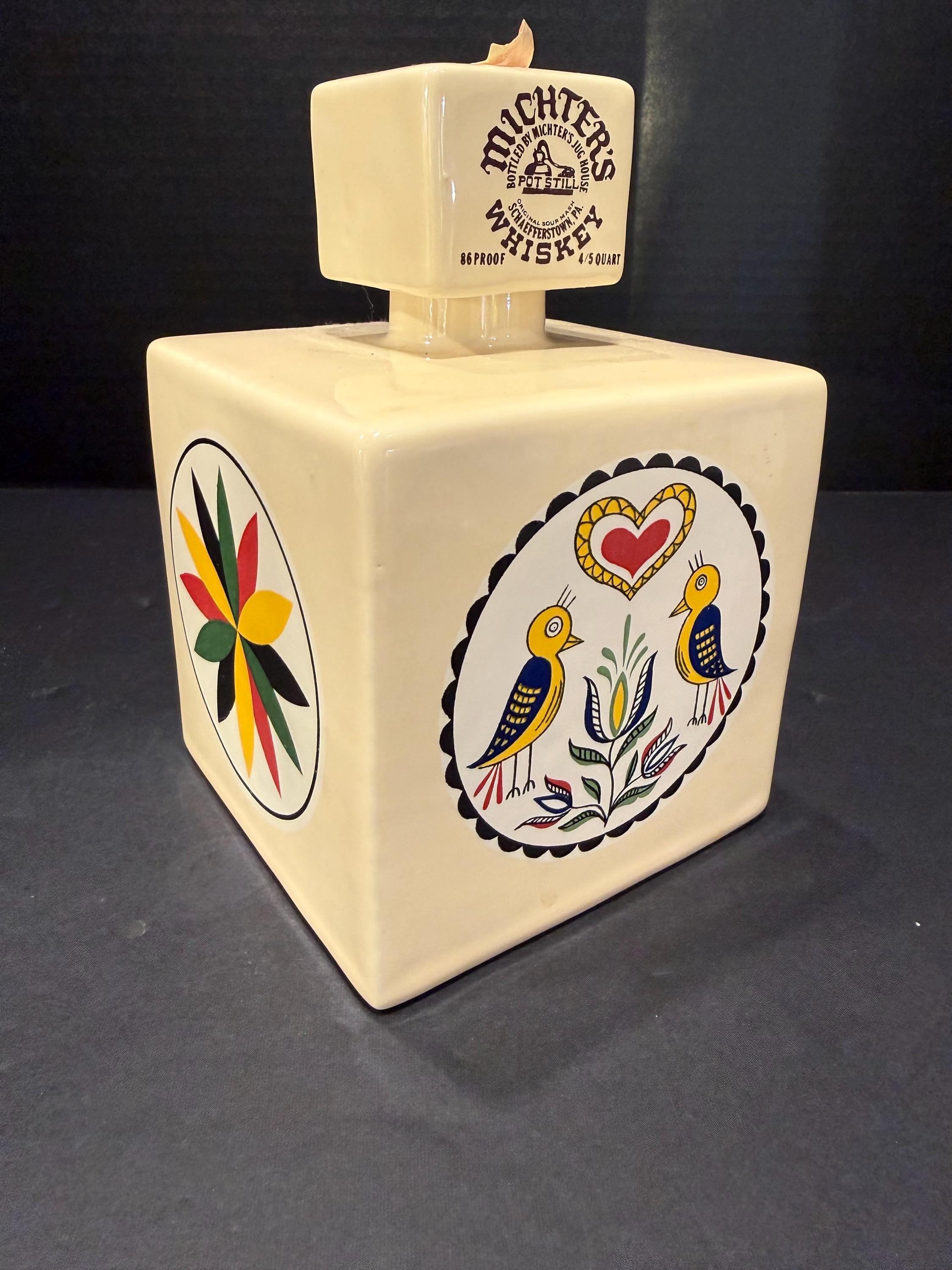 アンティークリキュールポット　陶器の酒瓶 Antique Ceramic Liquor Bottle - Etsy