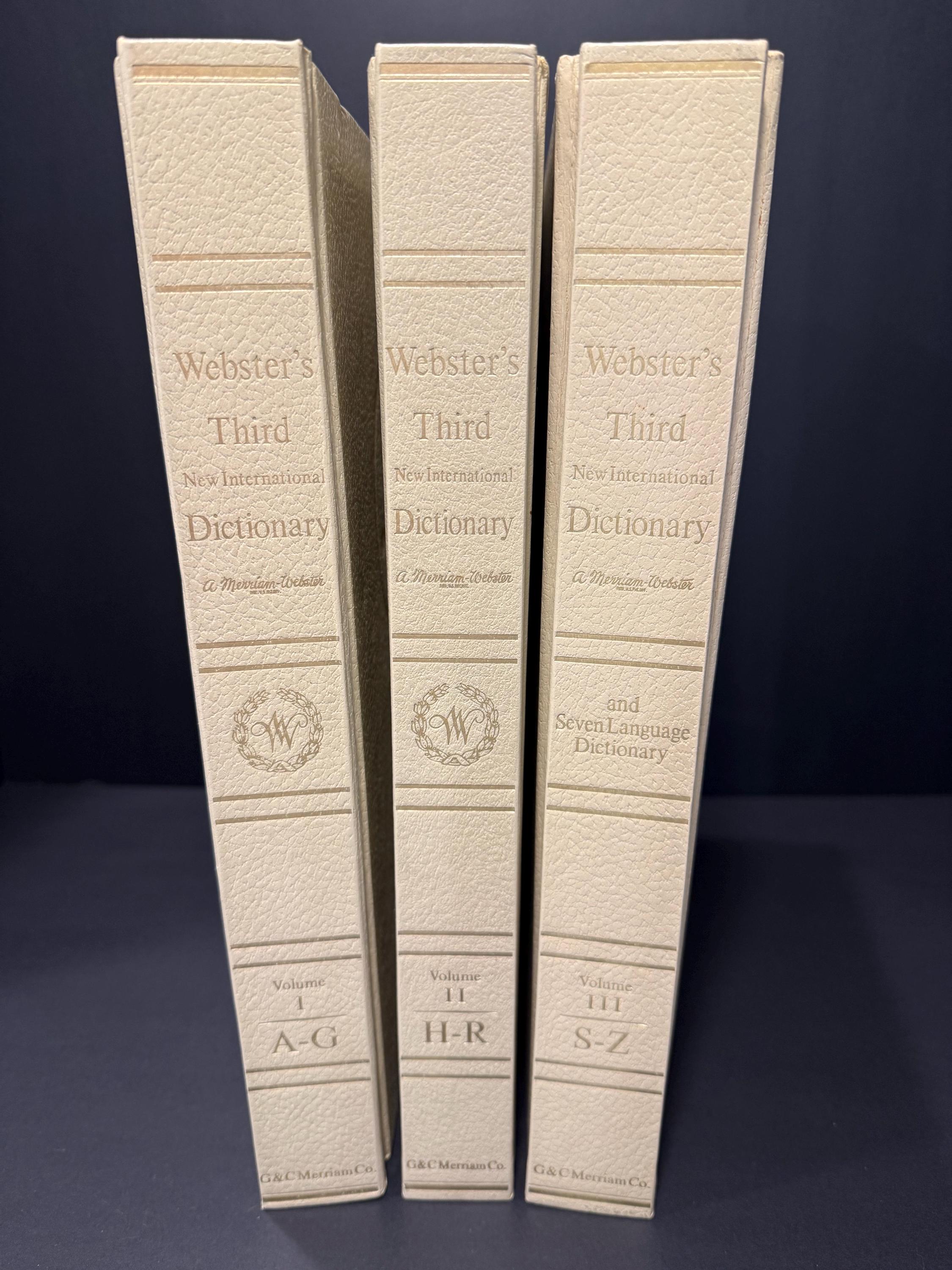 Webster International Dictionary - Etsy