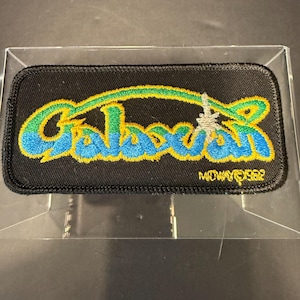 Galaxian Arcade Game Midway 1982 Souvenir Black Embroidered Patch Video Game