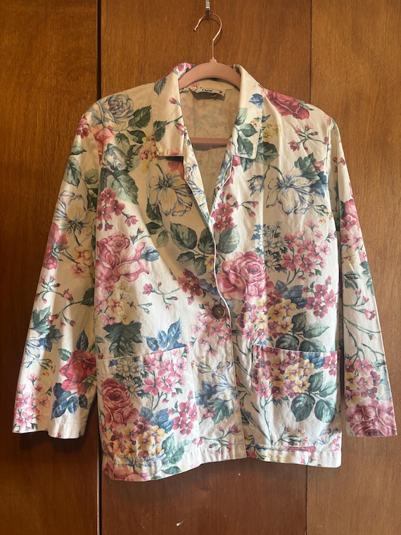 Orvis, Orvis Cotton Floral Blazer