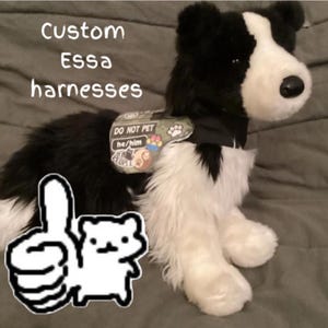 Custom Essa harness! Essa- emotional support stuffed animal. READ DESCRIPTION!