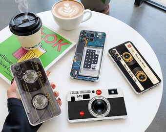 Coque de portable rétro pour appareil photo Samsung Galaxy |  Une série