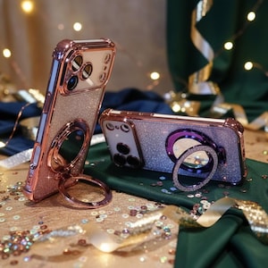 Cute Bling Clear Phone Case Cover for iPhone 14 13 Pro Max 12 11 XS XR 7 8 Plus