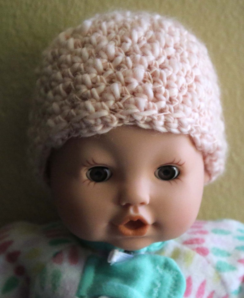 Preemie baby girl hats/hat sets size 14 pounds Etsy