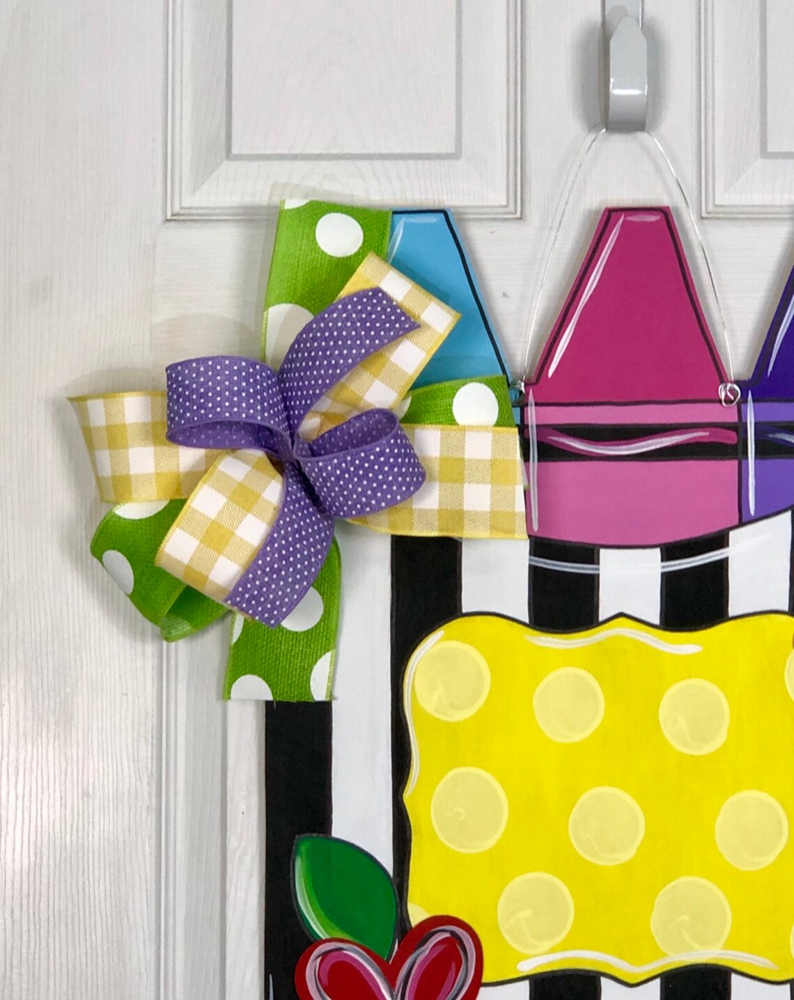 Crayon Box Door Hanger Teacher Door Hanger Classroom Decor Etsy