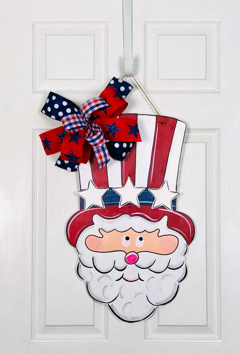 Make a Festive 4th of July Door Hanger