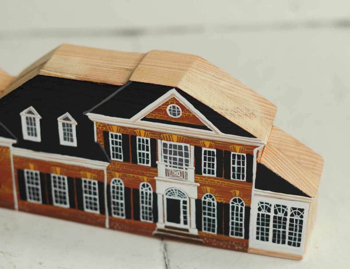 HOUSE PORTRAIT Wooden Block Personalised Portrait of Your Etsy