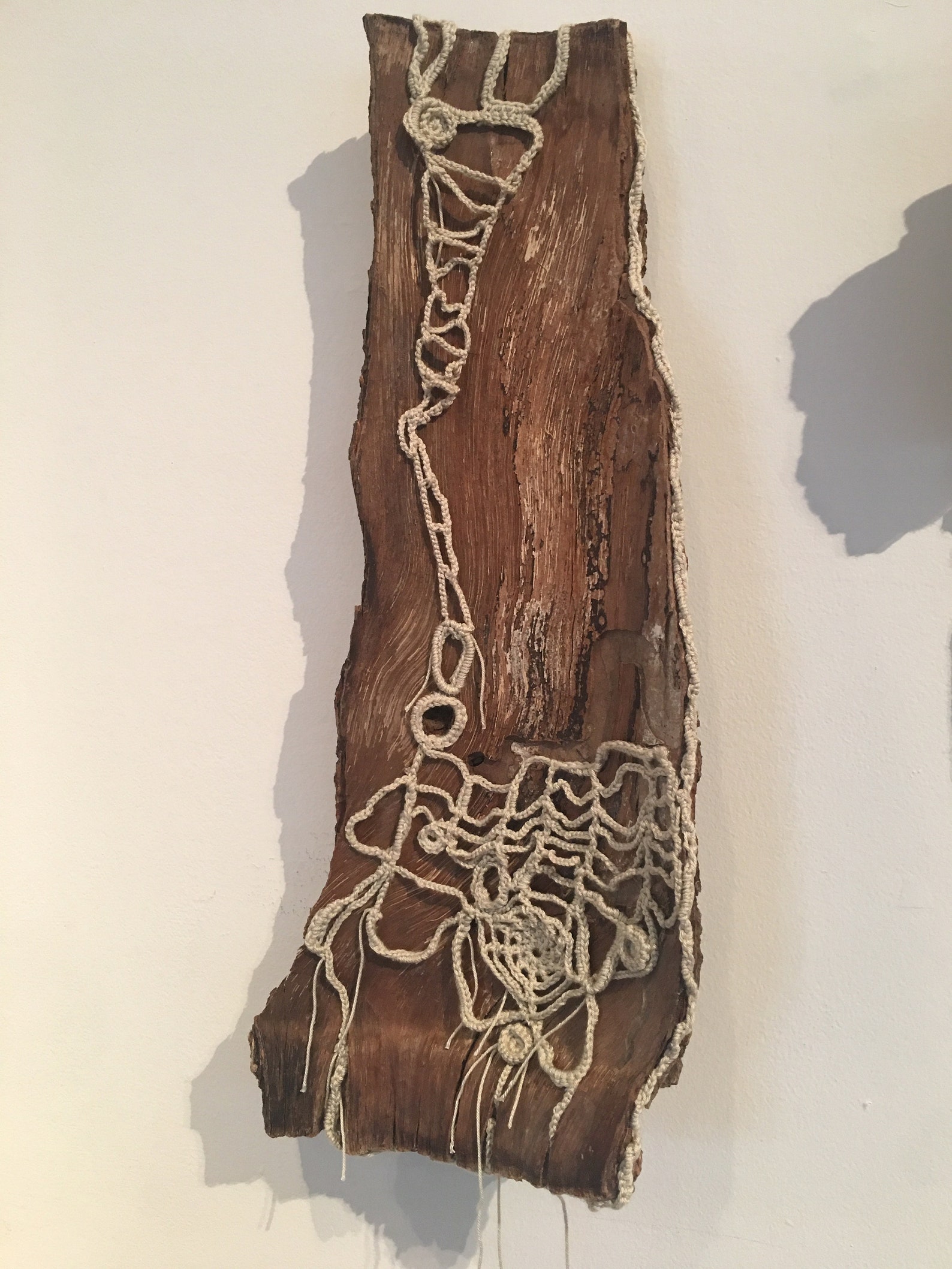 Driftwood Crochet Yarn Art Wall Hanging Etsy UK