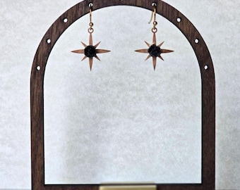 Copper + Peppercorn Divination Earrings, Protection Earrings - Handmade