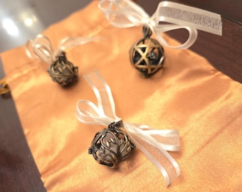 Loaded Lockets - Crystal Cage Pendants, Customizable Gemstone Cages, Travel Gemstone Holders