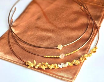 Copper Tiara - Topaz - Handmade - Shield Your Chakras w an Intention Tiara