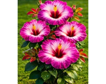 Heirloom Hibiscus Seeds | Tropical Flower Plant Seeds for Garden Blooms