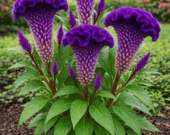 100+ Celosia-frön av tuppkammar | Multifärgad mix av sammetsblommor
