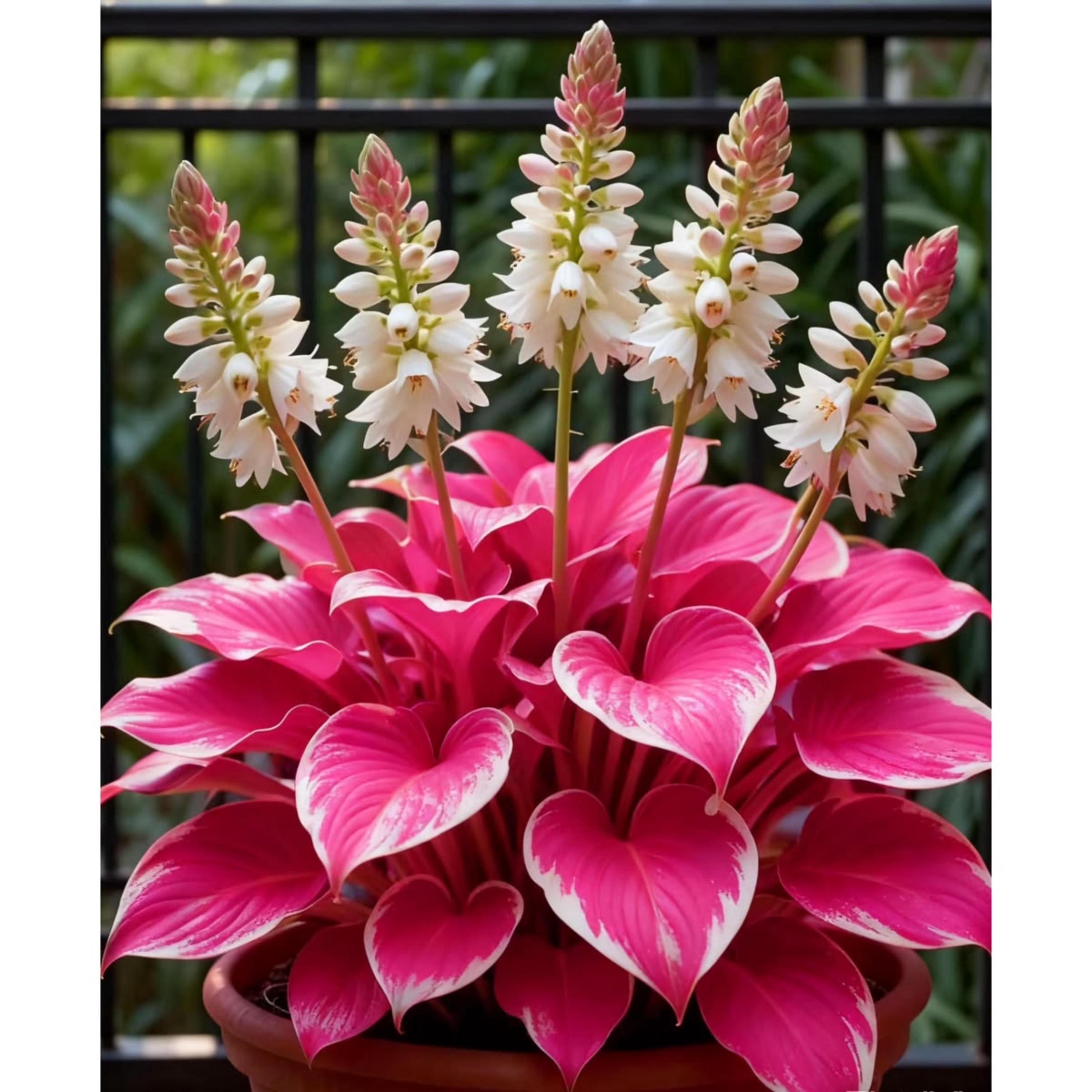 Pretty In Pink Hosta 200+ White Pink Hosta Seeds Perennial Shade Garden Ornamental - Etsy