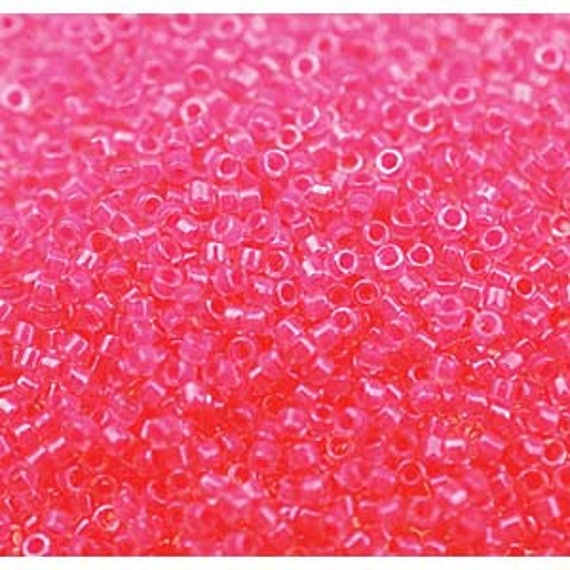 Miyuki Delica Bead 11/0 7.2 Gram Luminous Wild Strawberry DB2035 by Miyuki