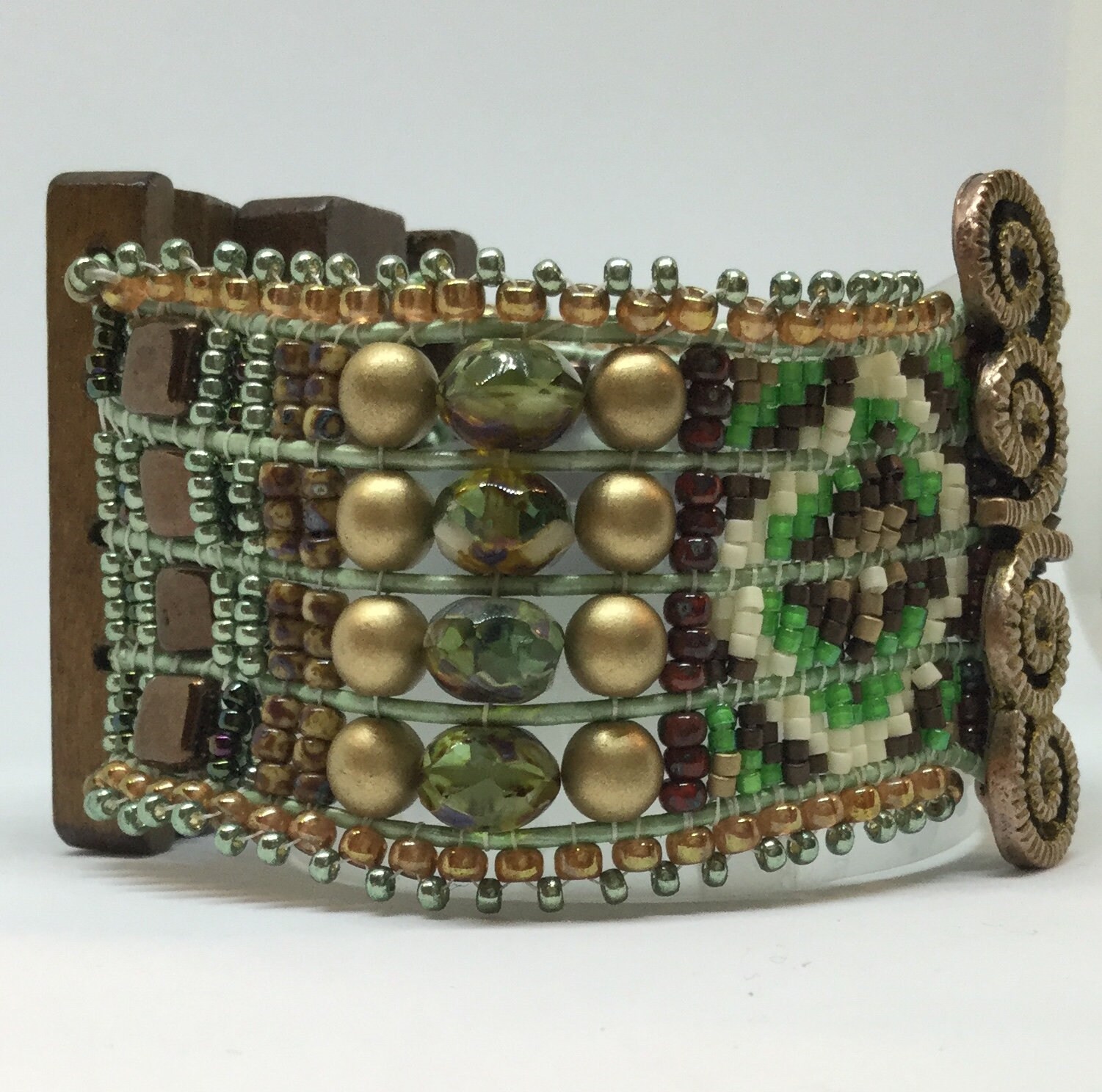 Loom Cuff Bracelet Looming Pattern Looming Tutorial Beading on Etsy