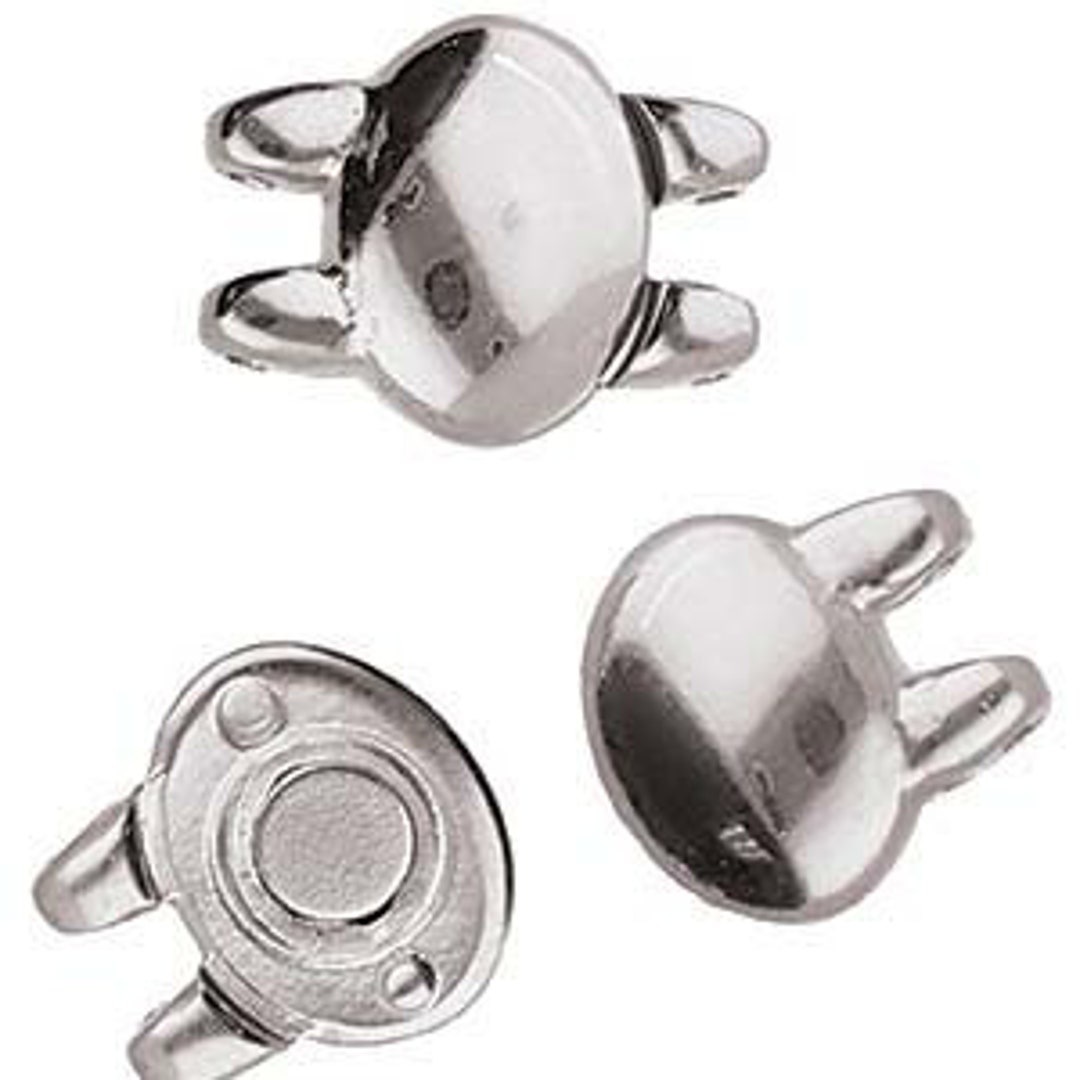 Cymbal Elements Superduo Magnetic Clasp Kypri Antique Silver Plate ...