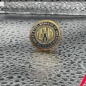 USWA Pins Lot PACE For America Steelworkers President’s Club Union Pins 3 Pc Set