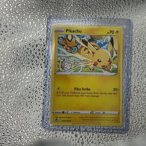 silver pikachu pokemon card 2021 Special Delivery Foil Promo Slab Saturday , Pikachu