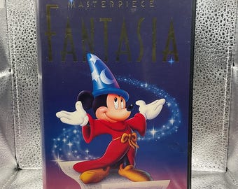 Authentische Disney’s FANTASIA VHS - Walt Disney Masterpiece Collection - 80er Jahre Clamshell - Vintage Disney Tape - Sammlerfilm - Mickey